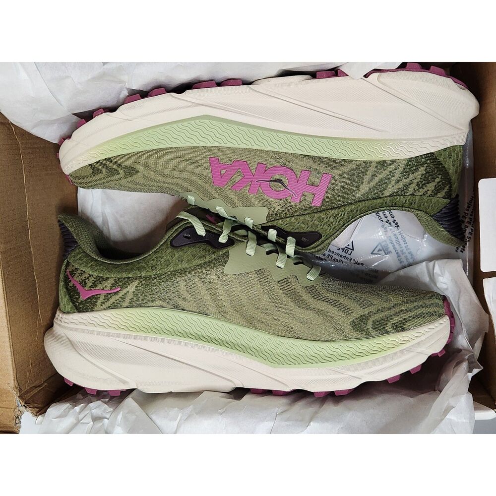 HOKA Challenger ATR 7 Women’s 11B Forest Floor Beetroot Running Shoes - Picture 10 of 11